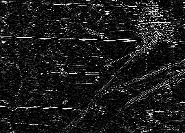 Horizontal line detection result